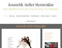 Tablet Screenshot of kosmetik-atelier-sternenklar.de